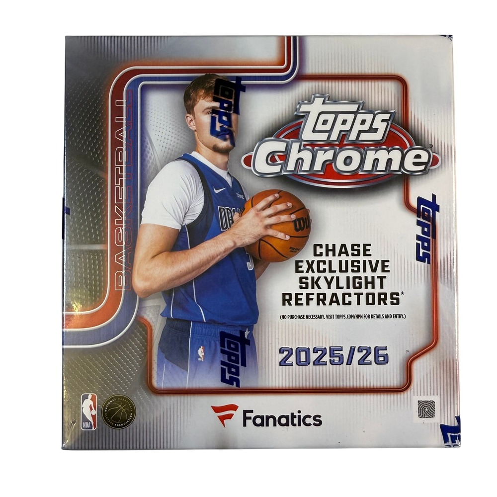 2025-26 Topps Chrome Basketball Mega Box Sealed X-Fractors Fanatics Edition NEW